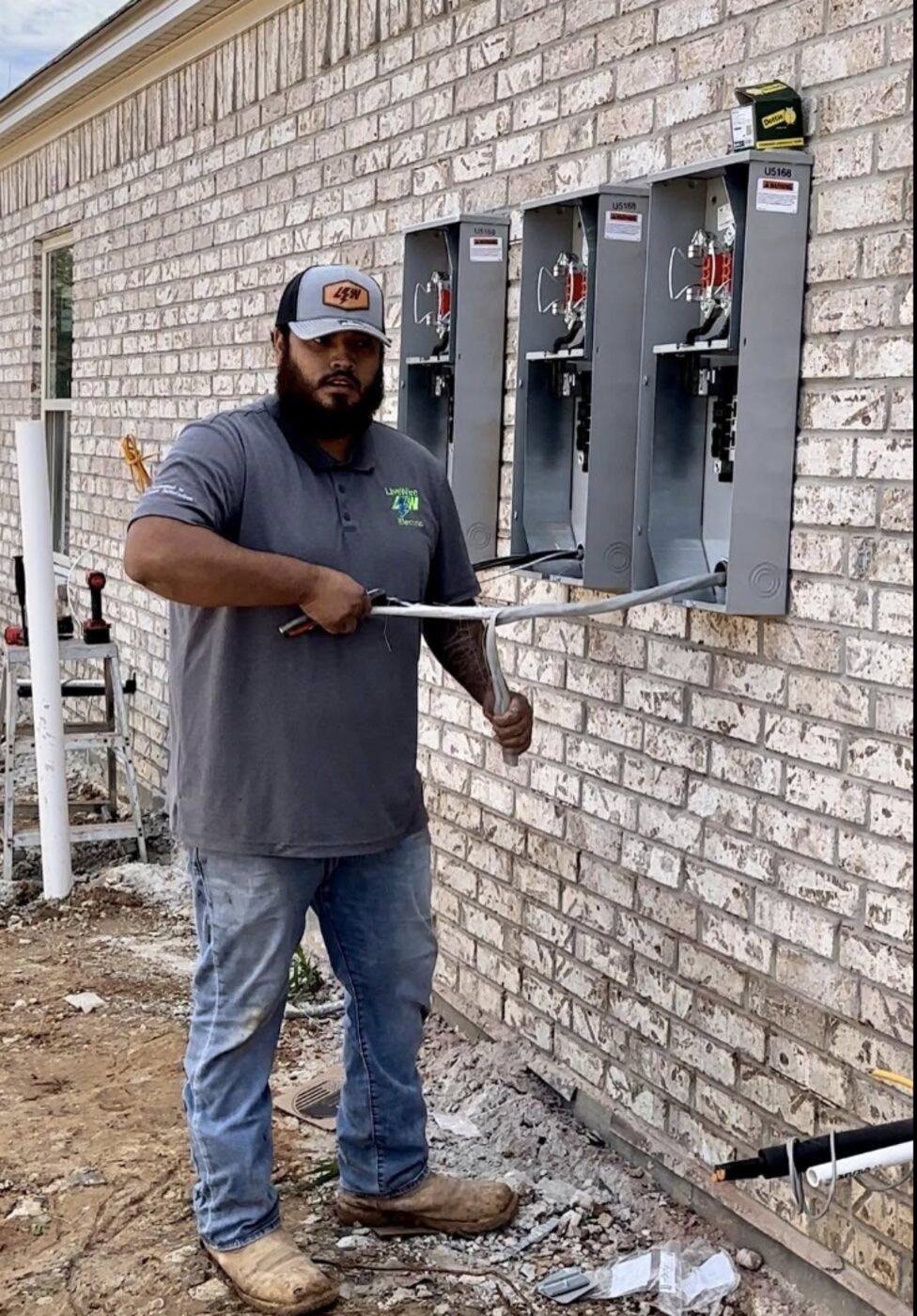 LiveWire electrical panel installation