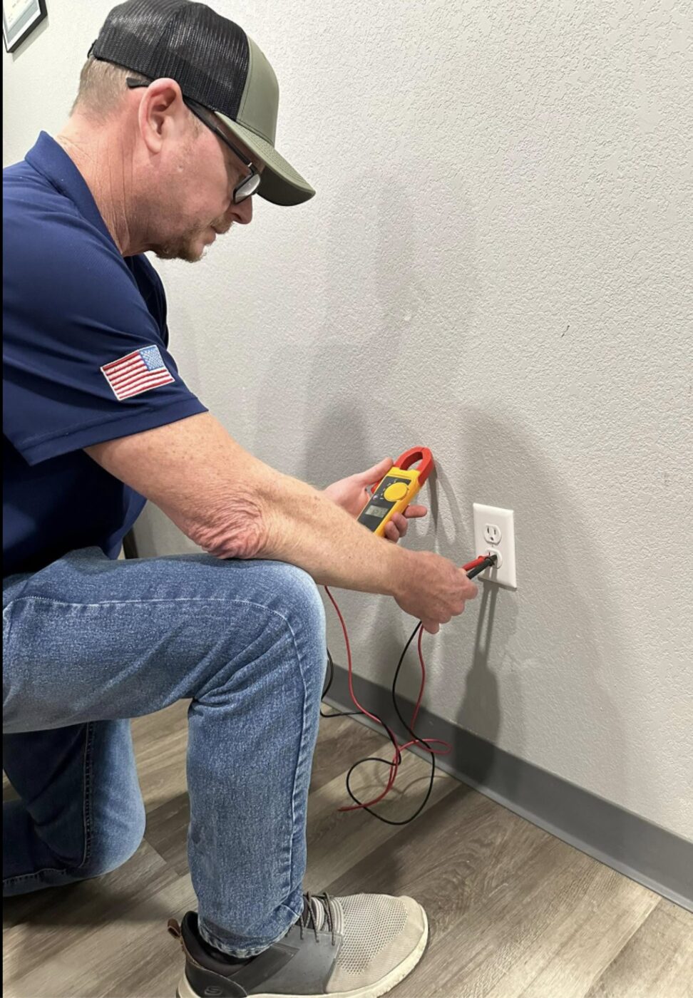 LiveWire electrician at work