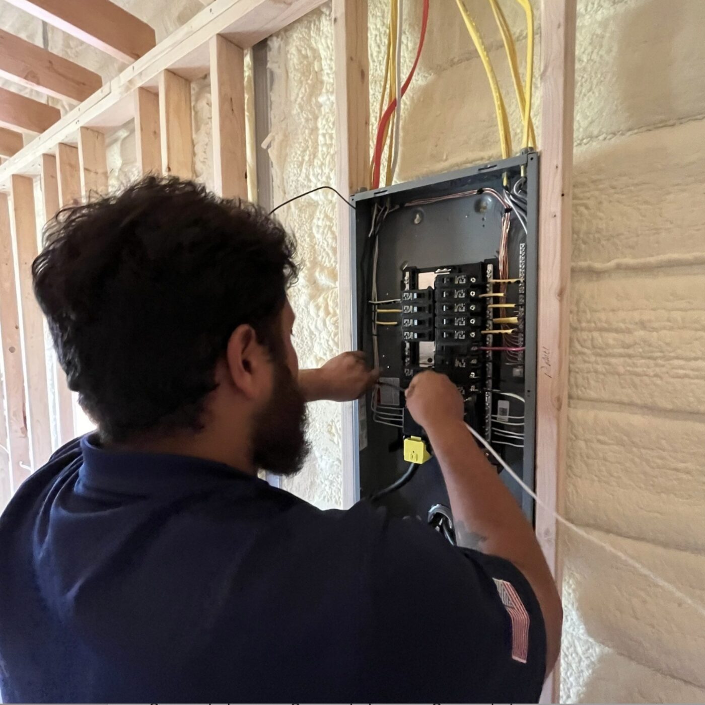 Outdoor lighting installation