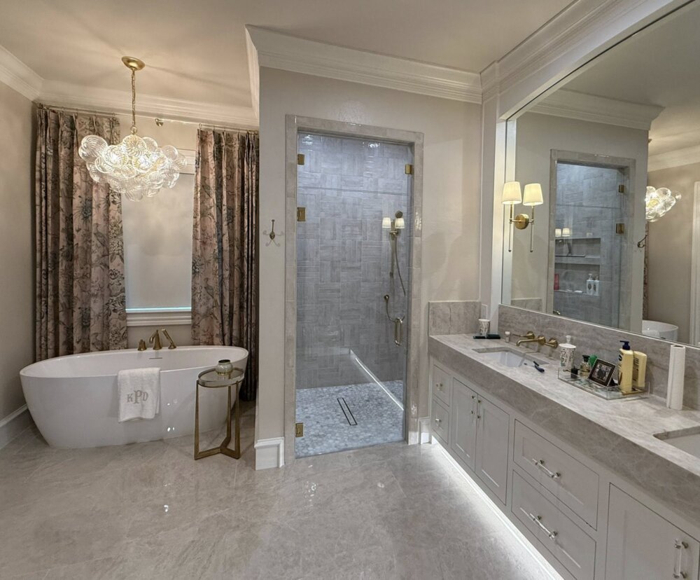 Bathroom remodel lighting by LiveWire